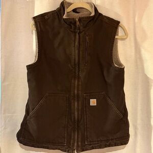Carhartt Brown Sherpa Vest